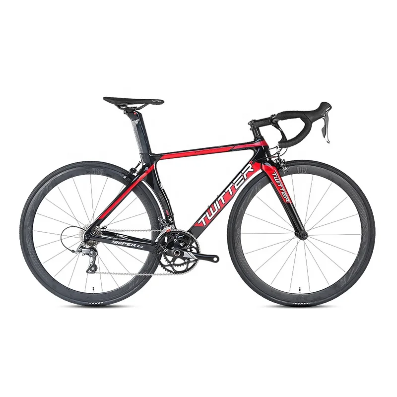 

TWITTER 700C Carbon Aero Road bike Road Bicycle with SHIMANO Claris 16speed Racing Road Bike