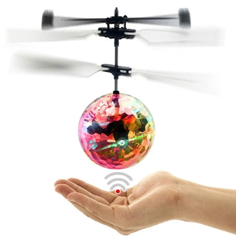 

Electric RC Flying Ball Luminous Kid's Flight Balls Infrared Induction Aircraft Remote Control Toys Flash LED Light Plane Toys