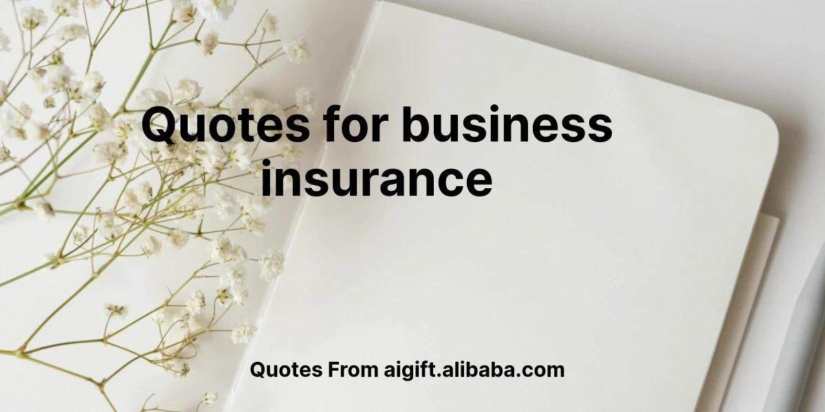 quotes for business insurance