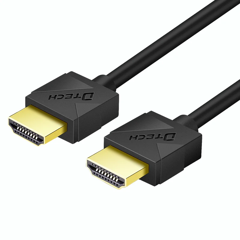 

DTECH OEM/ODM 1080p@60Hz HD TV kabel audio and video data cable 18Gbps 3d 4K 0.5m 1m 1.5m 2m HDMI cable
