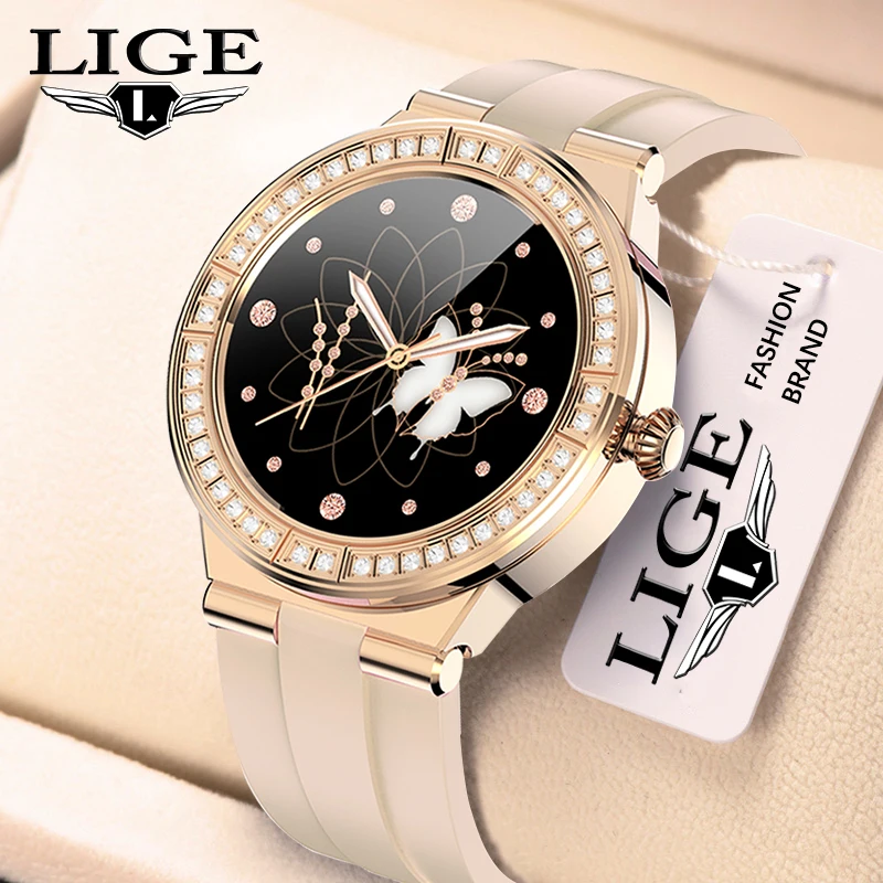 

LIGE BW0323 Women Smartwatch For Android Ios Waterproof Heart Rate Fitness Wristwatch Exercise Smart Watch
