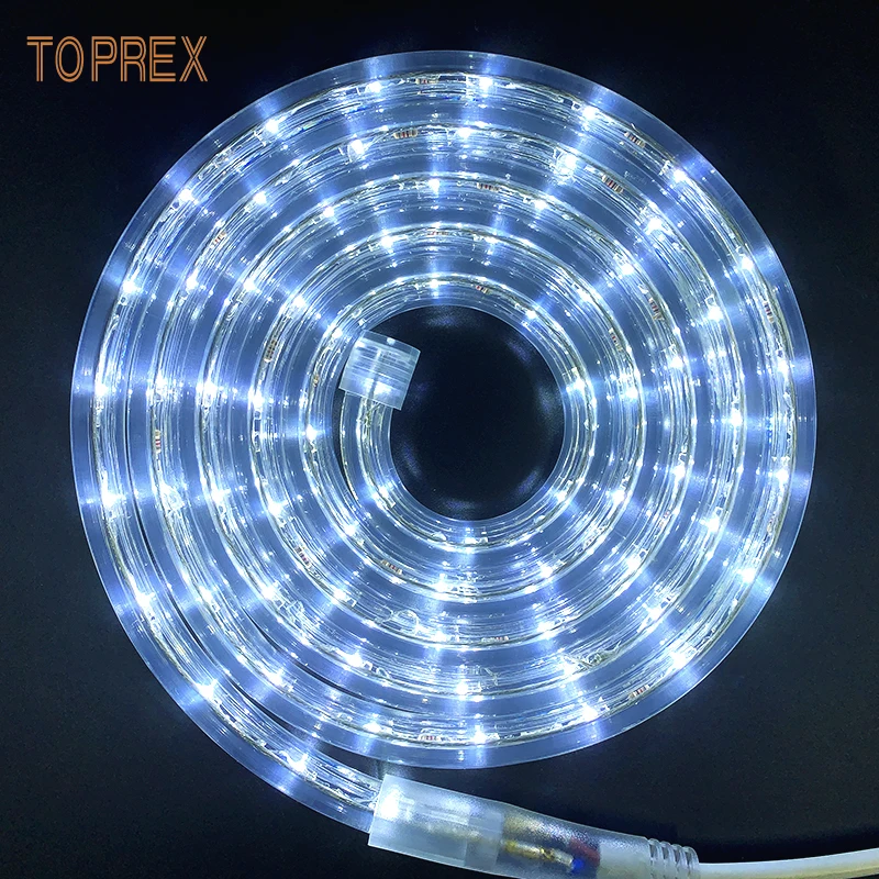 Outdoor best waterproof 50m 100 meters roll 13mm rgb grow color changing rope strip lights price list