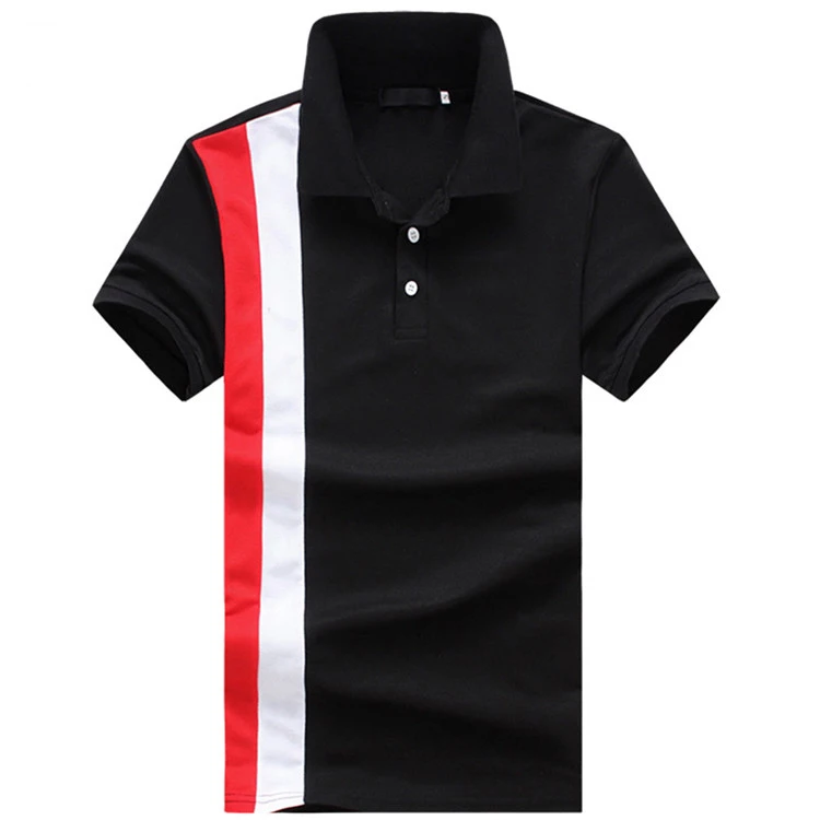 

High Quality casual polo shirts new spell color breathable short sleeve golf sports polo t shirts