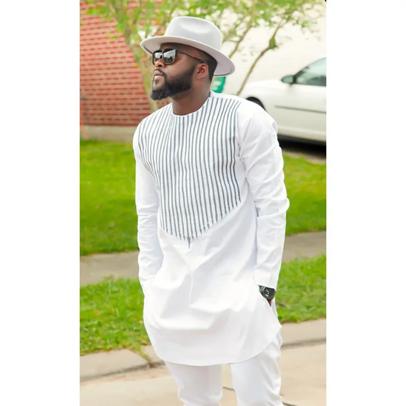 

ZT-TZ05 african men clothing two piece sets long sleeve shirts and pants