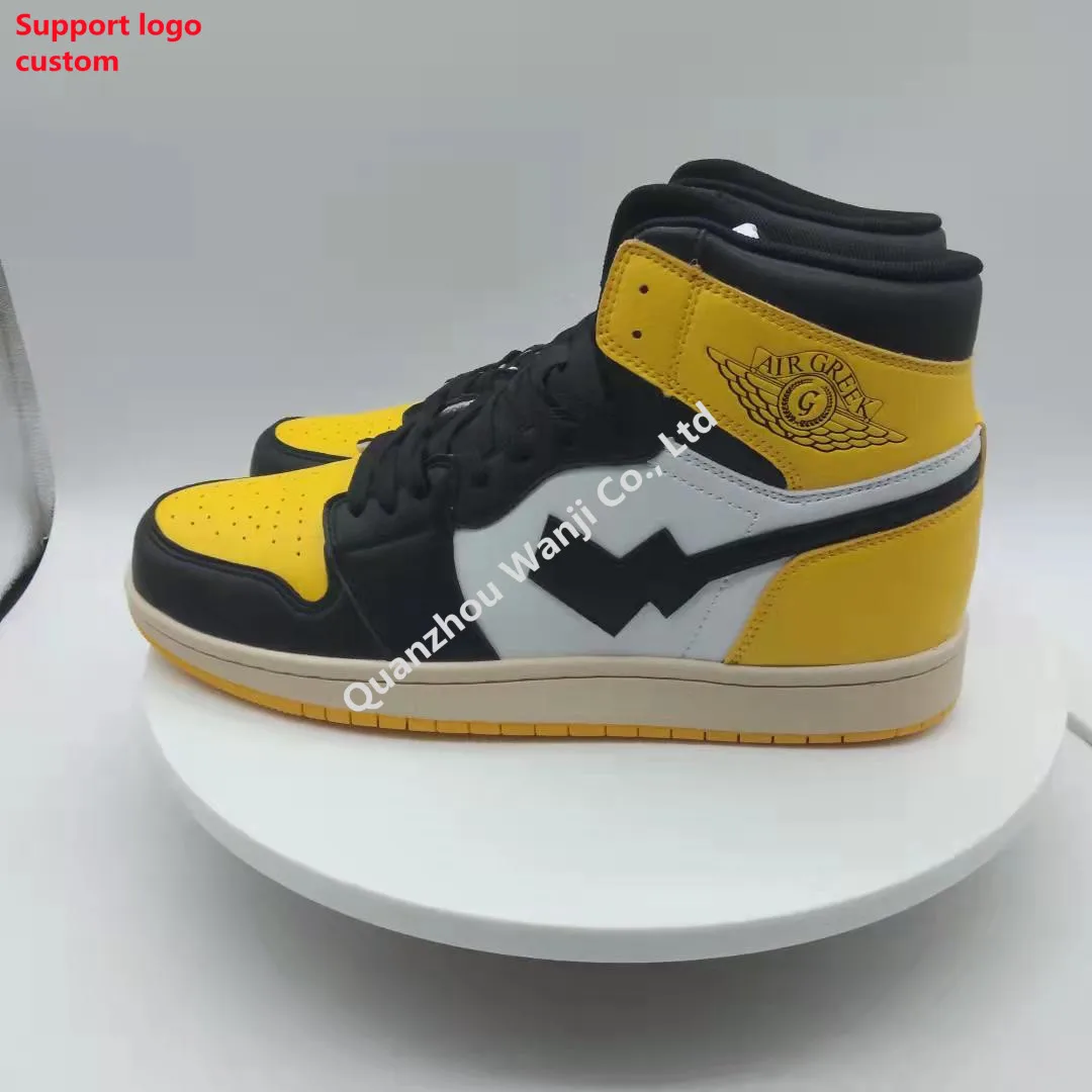 

2021 Original custom AJ leather custom shoes custom logo high men's and women's basketball shoes