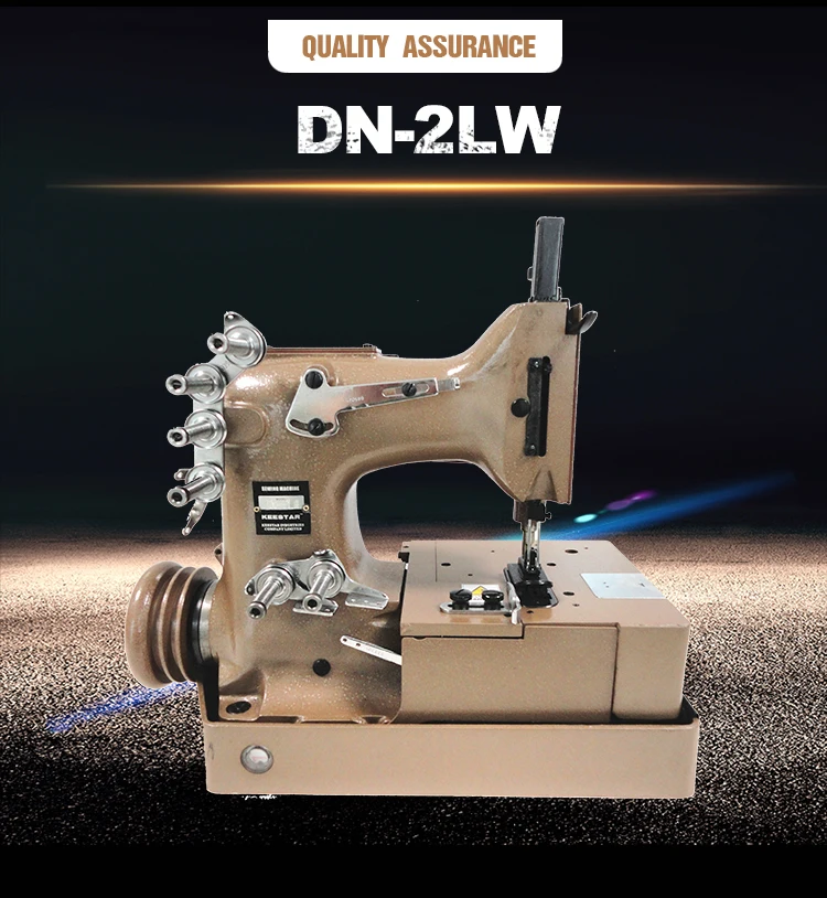 Keestar Dn2lw High Speed Industrial Double Needle Chainstitch Left Hand Bag Sewing Machine
