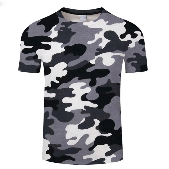 

Wholesale Hot Sale High Quality Sublimation Camouflage Tshirt For Men Custom OEM Design Services, Custom color