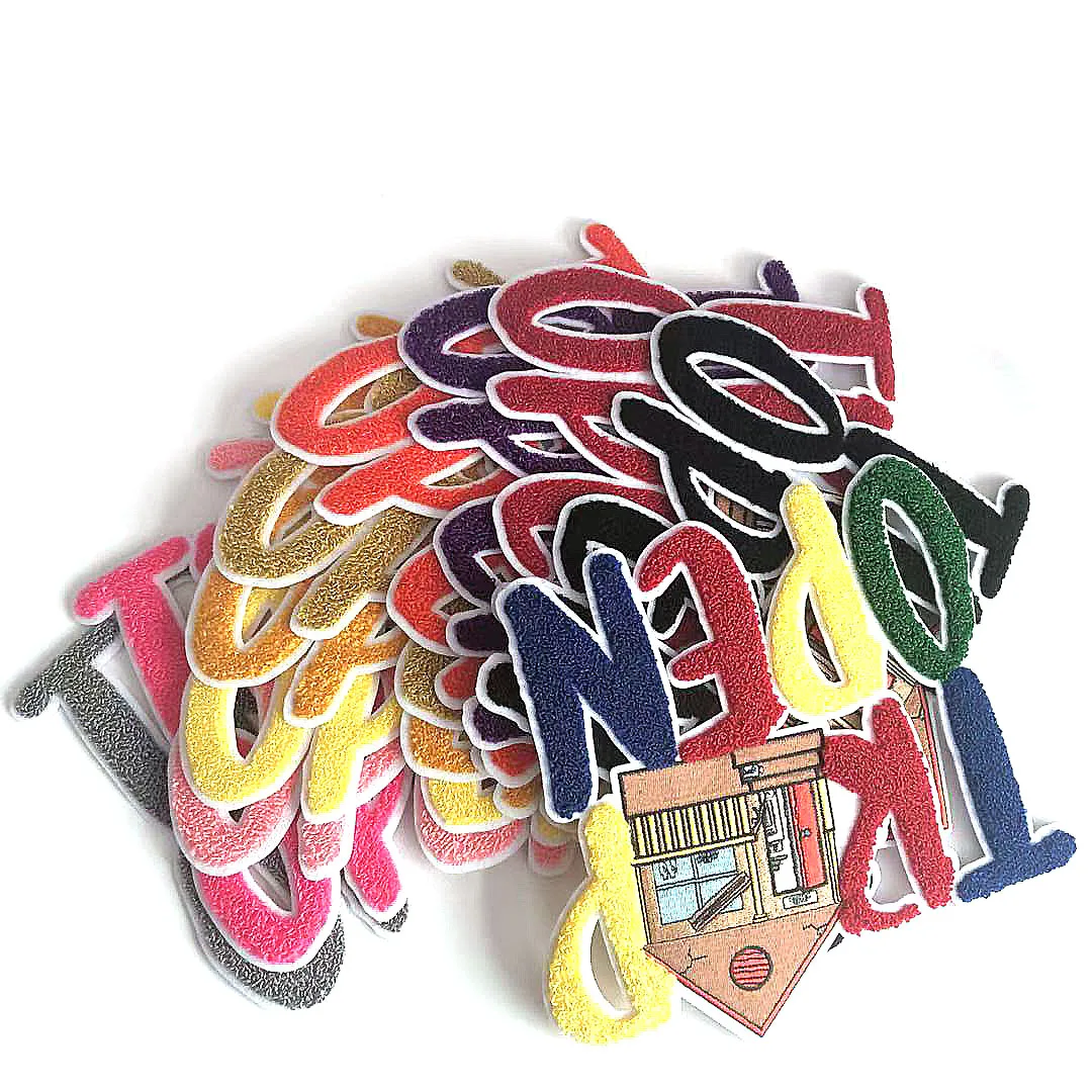 

Custom big chenill patch embroideri fashion patch for clothing, Custom color