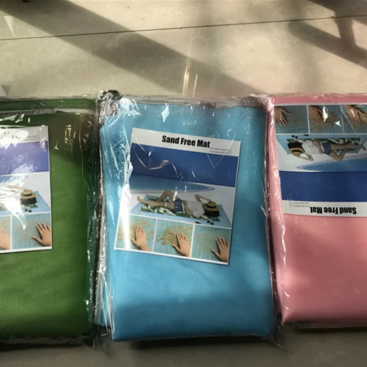 China Factory Directly Anti Sand Cheap Beach Waterproof Foldable Beach Mat