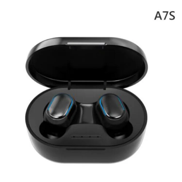 

A7S Wireless TWS 5.0 Boat Earphones Noise Cancelling Earbuds E7S Sports Handfree Headphones with Charging Case for iPhone Xiaomi