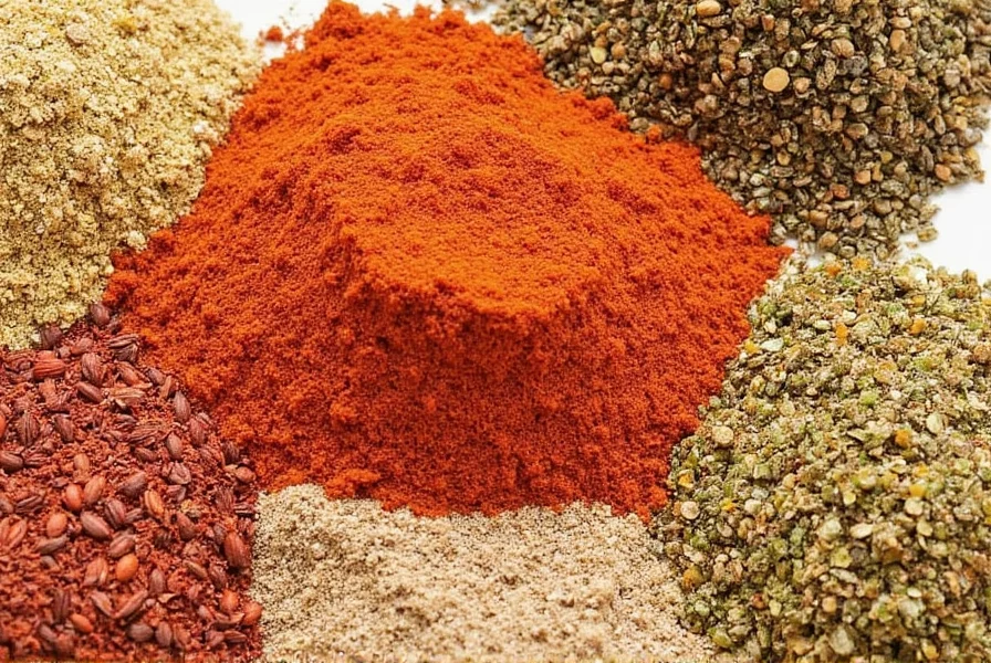Well-organized spice rack