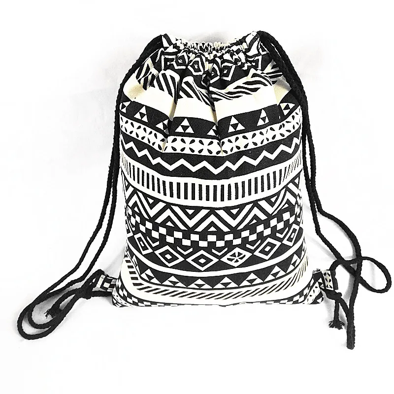 

Fashion Vintage Practical Custom Design Drawstring Backpack For Outdoor