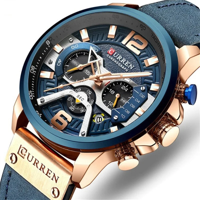 

CURREN 8329 Watch Men Waterproof Chronograph Watches Men Wrist Luxury Quartz Business Wristwatches Relogio Masculino
