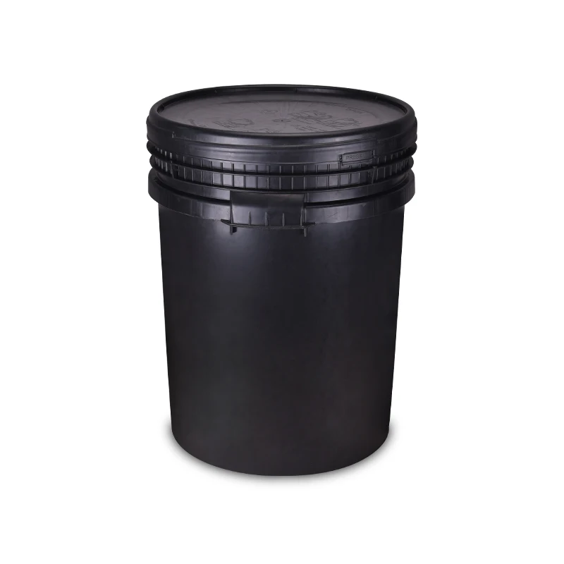 
50 liter big capacity plastic bucket screw cap high-quality storage container for paper solid glue Transport bucket 
