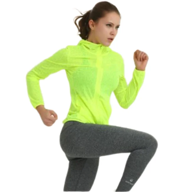

Wholesale Outdoor Anti UVSkin Jacket Coat women Sun Protective Water repellent Foldable Breathable Nylon Windbreaker, Green