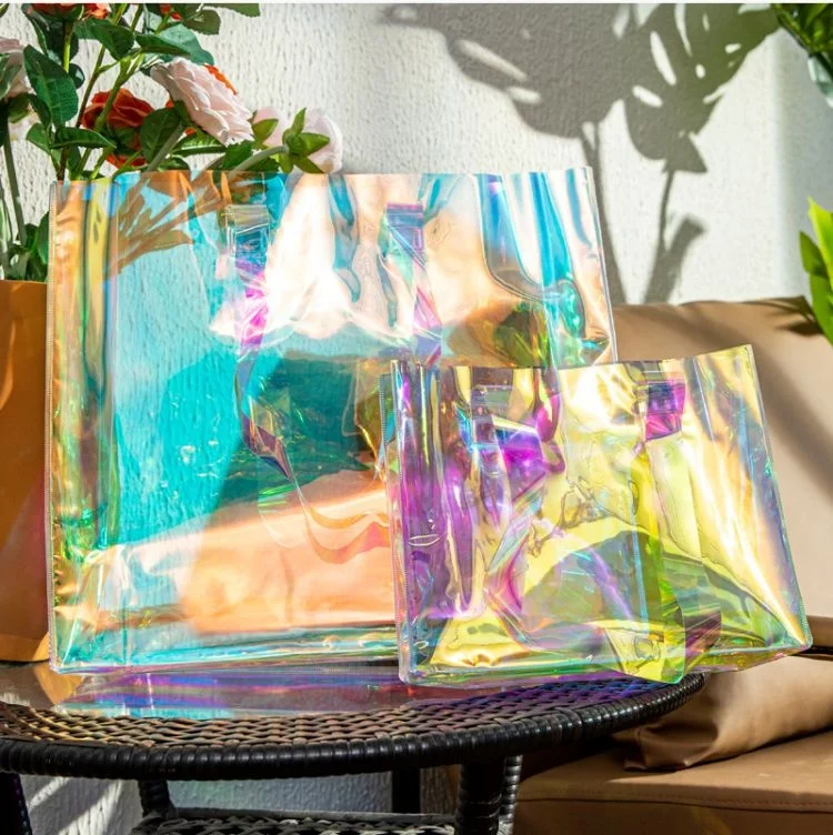 

custom plastic transparent pvc bag packaging for tote
