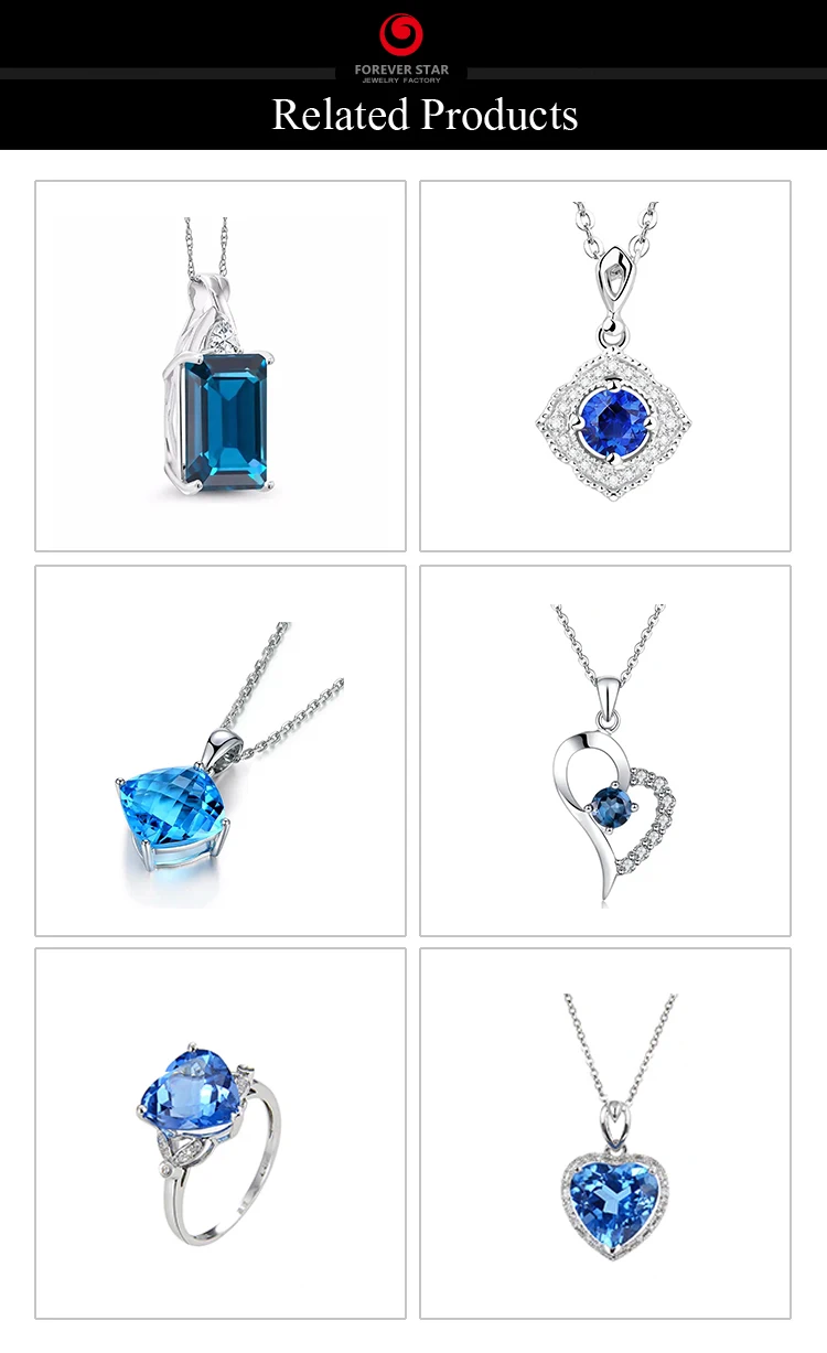 Good Polishing Wholesale Factory Price London Blue Topaz Ring