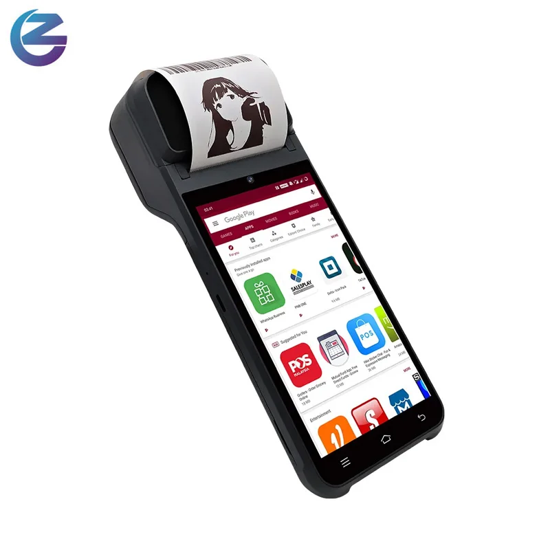 

ZCS Z92 5.5 inch Android Handheld Point Of Sale Latest POS Machine NFC Card Reader Thermal