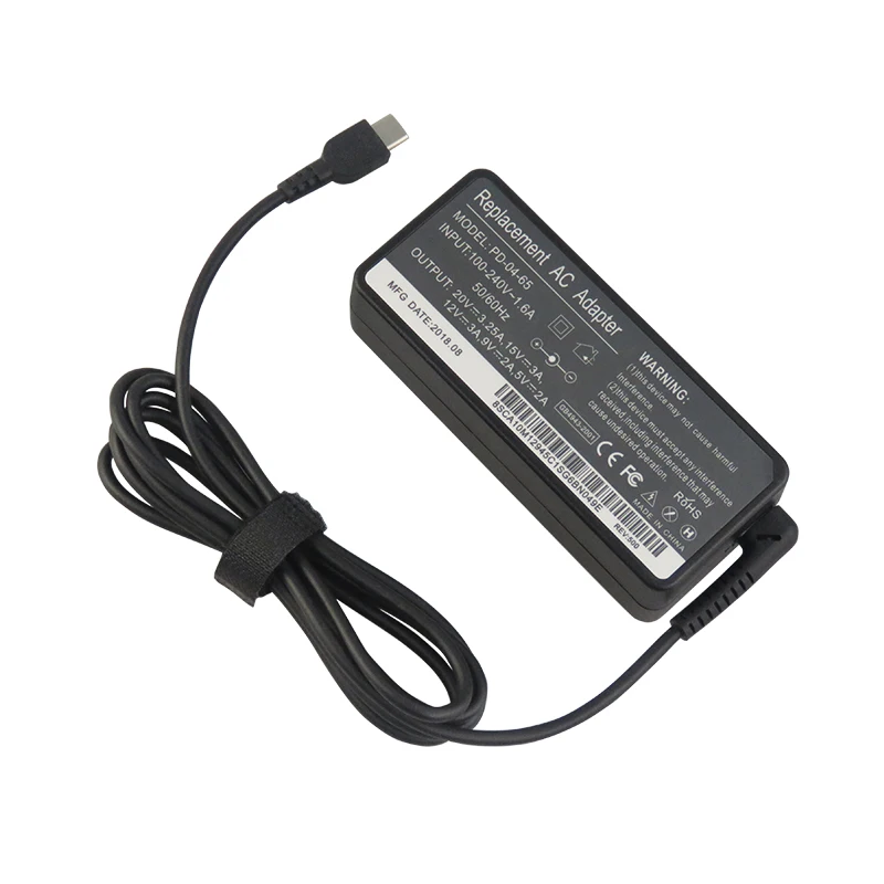 

Ac power adapter ADLX45YCC3A ADLX45ULCC2A 45W 65w USB C type C laptop charger for Lenovo ThinkPad X280 T480 T480s T580 Yoga 910