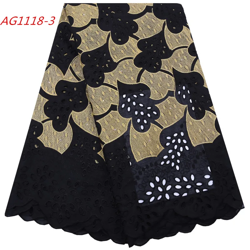 

1788 Black Color Lace Fabric Swiss Voile Lace Dry Lace Fabrics