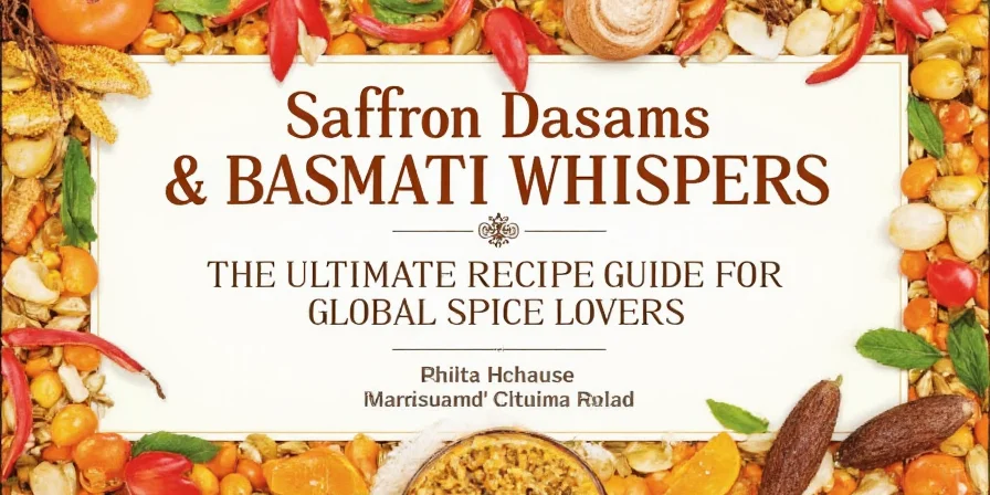 Elegant platter of saffron basmati rice with garnish