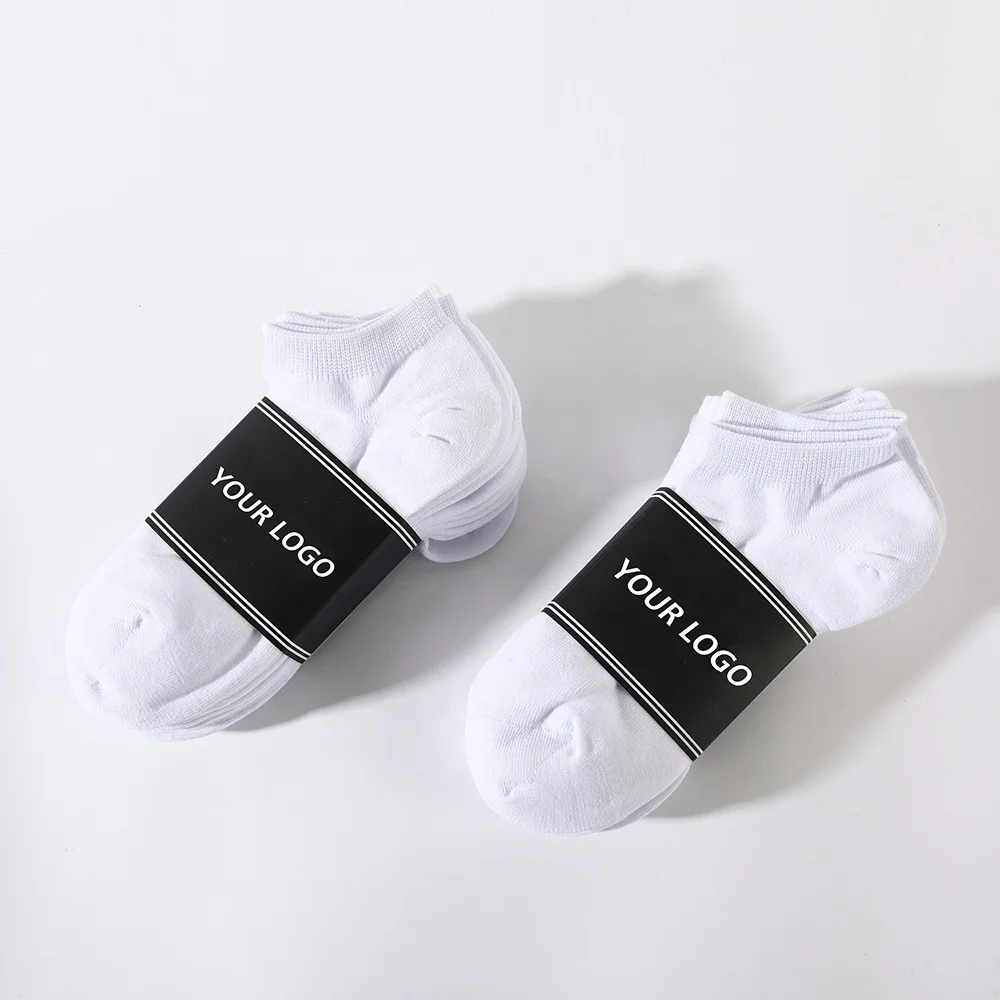

Manufactory wholesale high quality 12 pack cotton anti slip plain cotton white socks men women