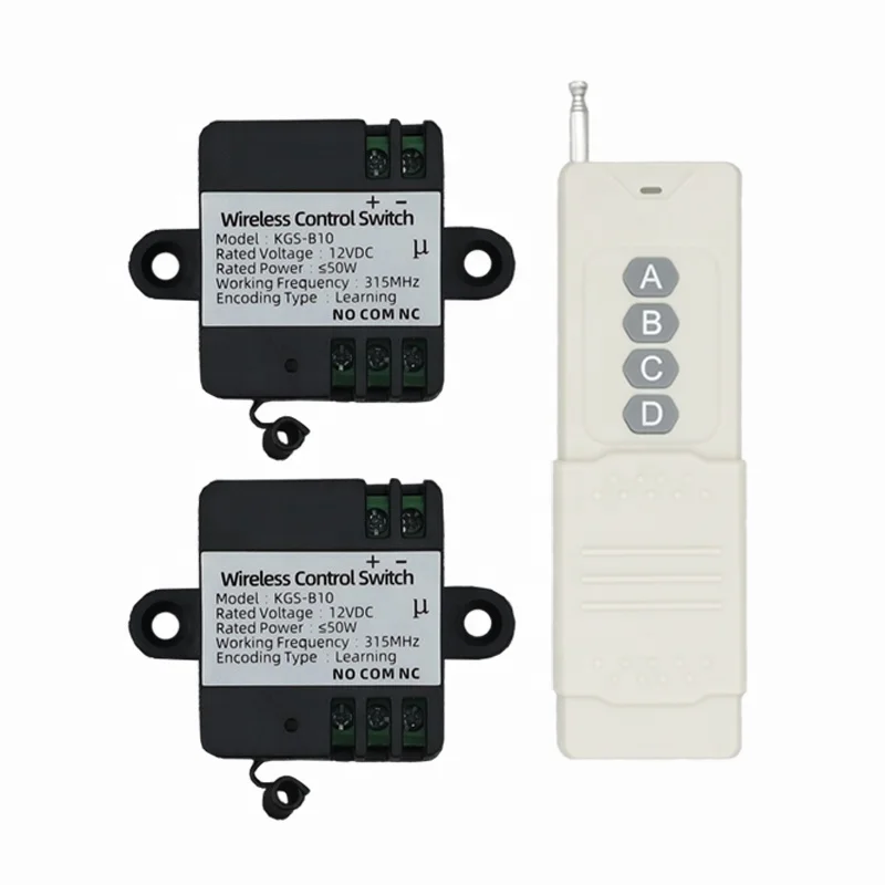 3000M Wireless Remote Control Switch 12V 4 Channel for Lights