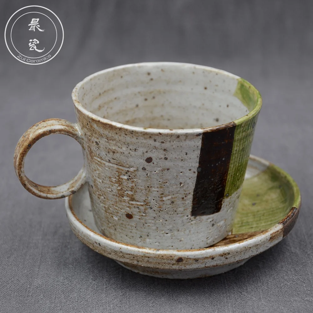 

Young designer in jingdezhen modern style white ceramic coffee mug, White+colour