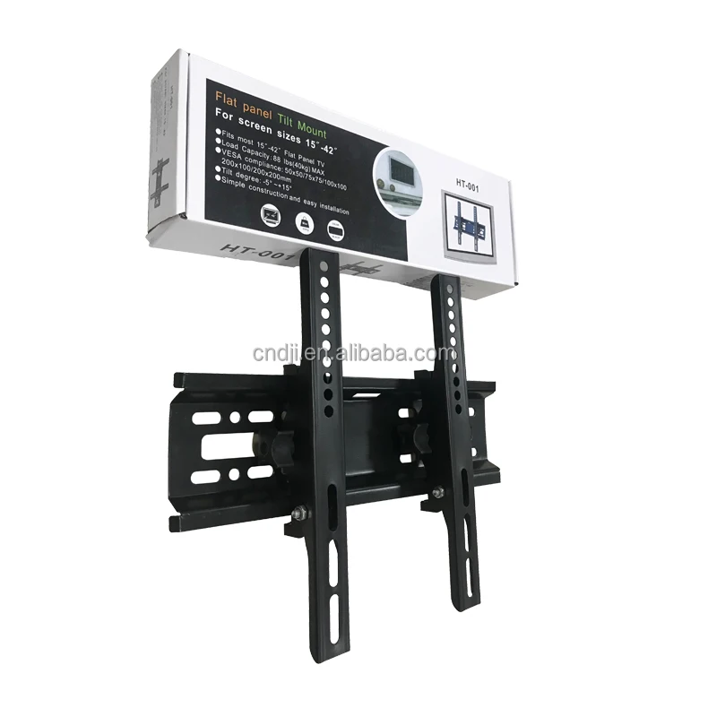 

Wholesale tilt lcd plasma vertically adjustable tv wall mount bracket for 15-42 inch