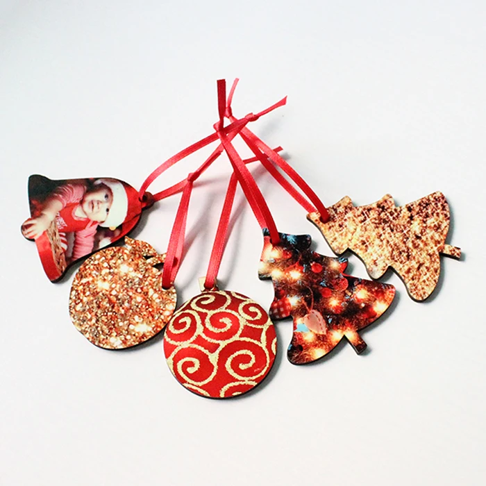 

High Quality Customized By Manufacturers 100 Wholesale Clear Glass Sublimation Blank Christmas Ornament, White