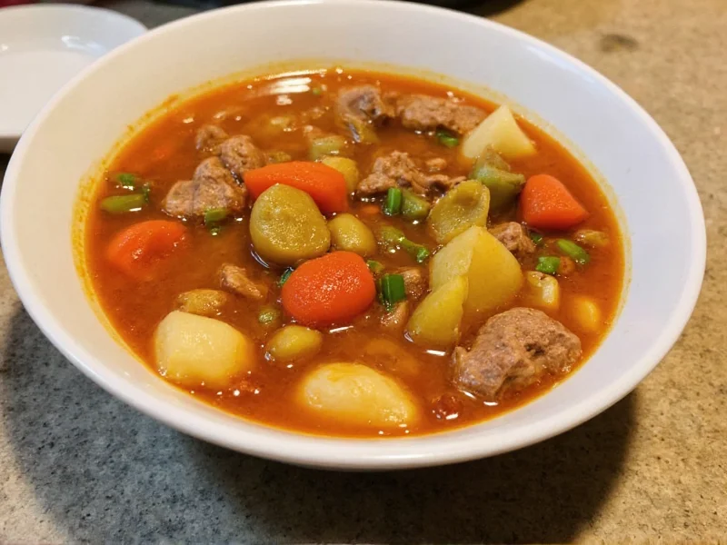 Easy Vegetable and Beef Soup Recipe in 80 Minutes
