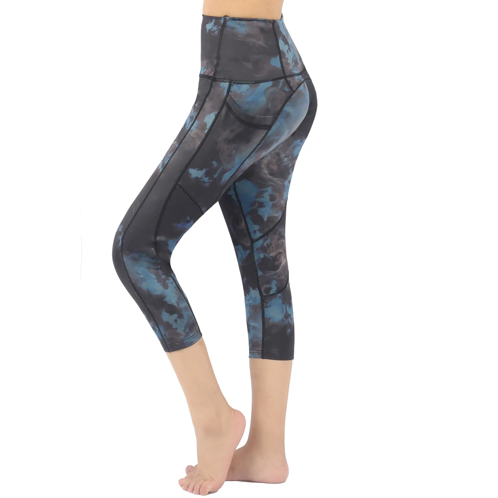 

New Arrivals Sexy Activewear Womens Fashion Capri Yoga Leggings With Pockets
