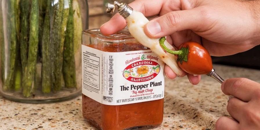 Flavor wheel showing different taste notes in The Pepper Plant California Hot Sauce