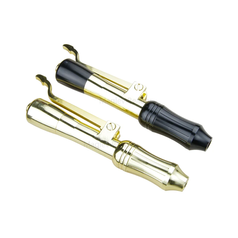 

2021 new arrival gold&black colors hyaluronic pen Noninvasive Nebulizer hyaluronic acid pen with Needle Free injection