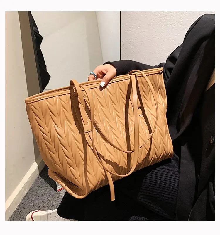 

Fashion tote handbags large capacity ladies one-shoulder handbags ladies luxury shoulder bags, 4 colors