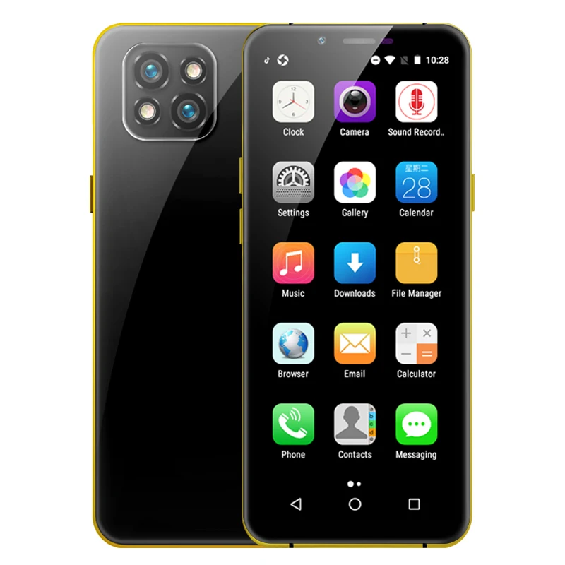 

Support OEM / ODM for your brand Fashion Touch screen mini smartphone 4g slim mobile phone, Black blue orange