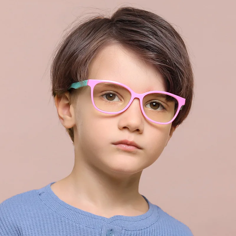 

Safety Anti High Quality Eyeglasses Frames Blue Light Blocking Glasses Kids, Shown
