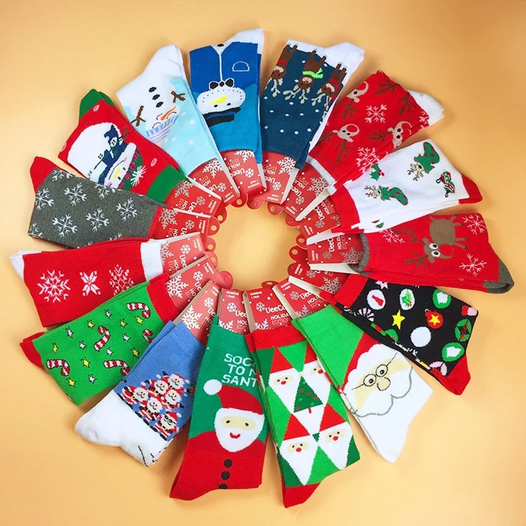 

High Quality Warm Breathable Women Christmas Socks