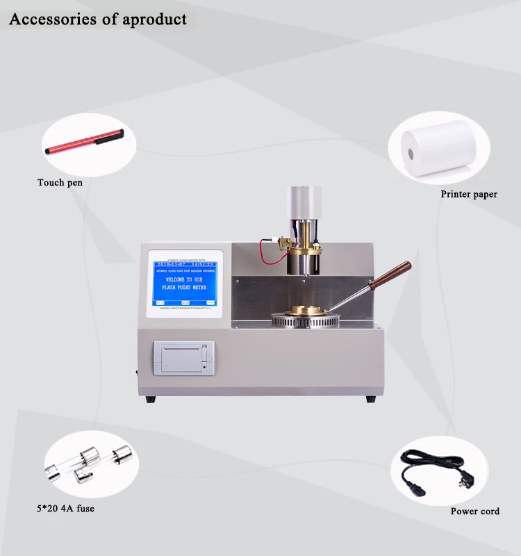 Lab Oil Test Equipment Astm D93 Pmcc Automatically Closed Cup Flash Point Meter Buy Flash
