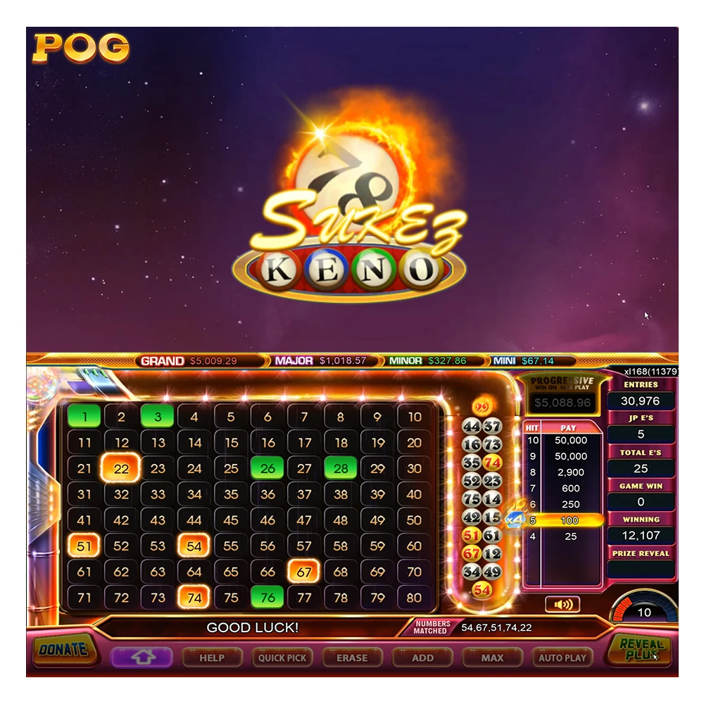 

Keno Games Arcade Game Online Casino Software Online