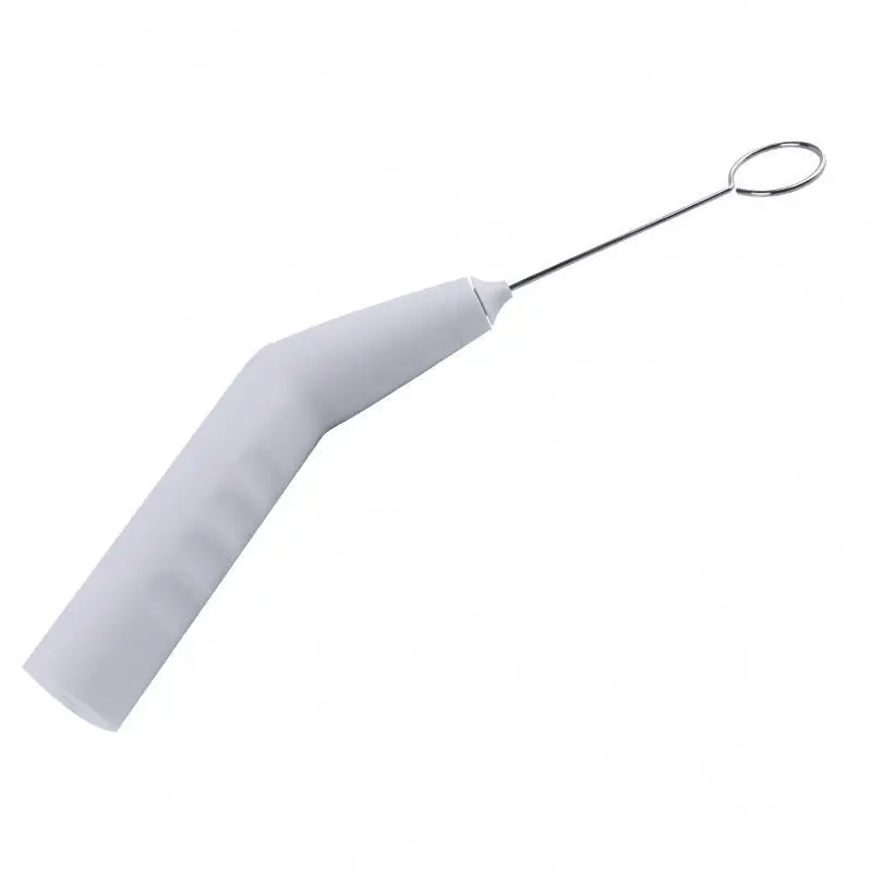 

Handheld milk coffee egg frother kitchen tool, Black + silver