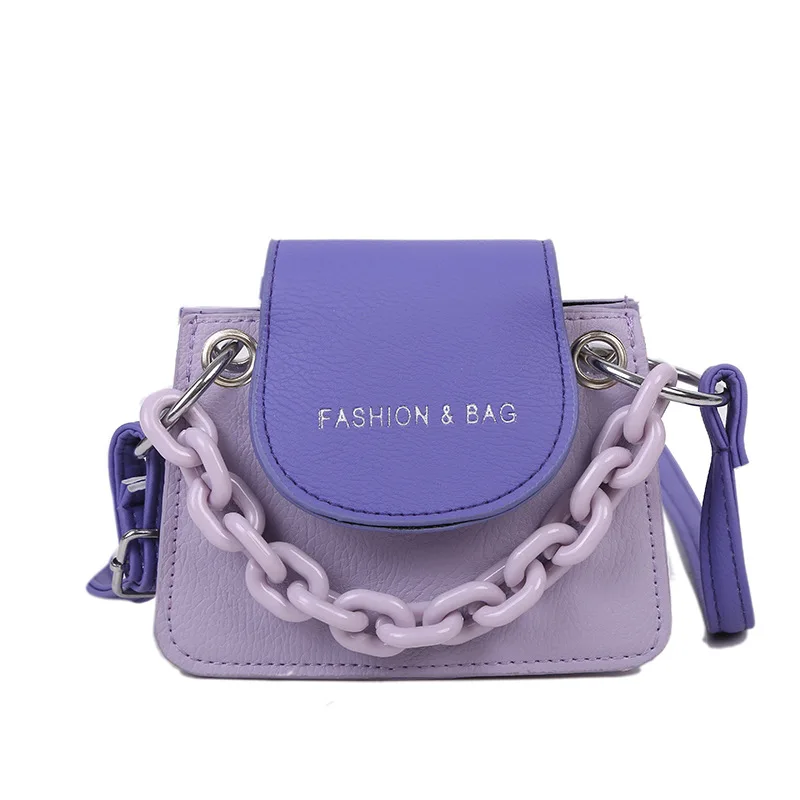 

Luxury Designer Youth Ladies Simple Versatile Mini Crossbody Acrylic Chain Bag female purses and handbags, Color optional