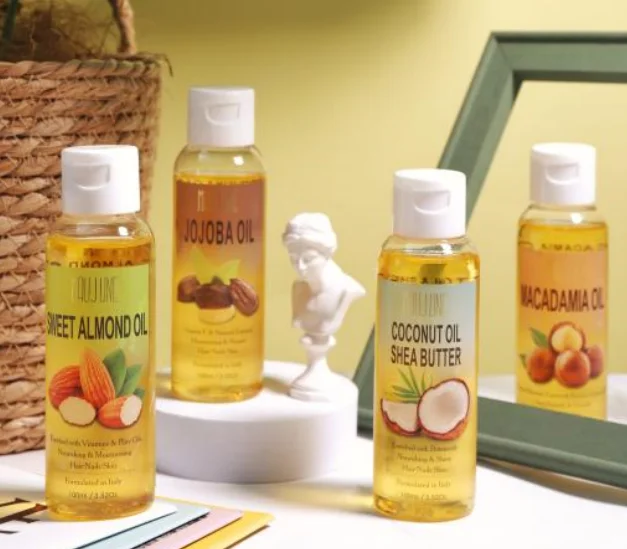 

Private Label Personal Body Care Natural Skin Hair Nail 3-in-1 Coconut Essential Oil