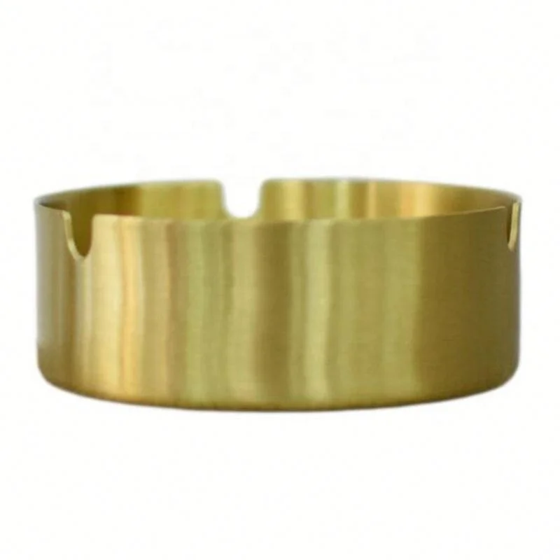 

New Metal Creative Retro European Style Mini Ashtray, Yellow