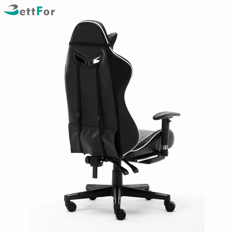 
Custom Logo PS4 Best computer gaming racing chair with footrest 