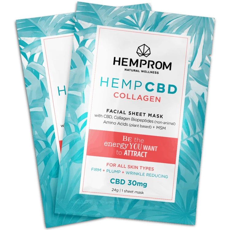 

CBD Facial mask for all skin types hemp CBD infused face mask