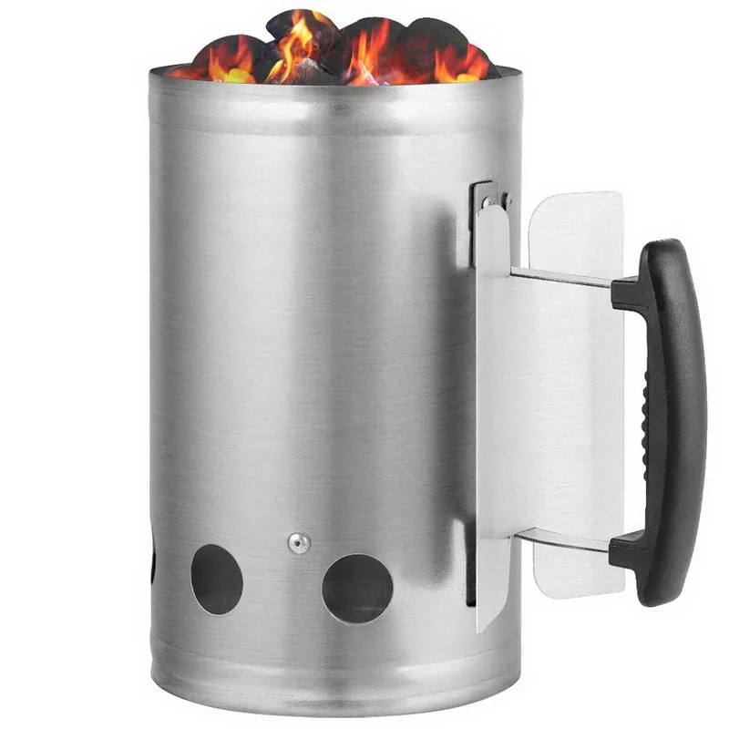 Bbq Charcoal Chimney Starter Barbecue Lighter - Buy High Quality Bbq ...