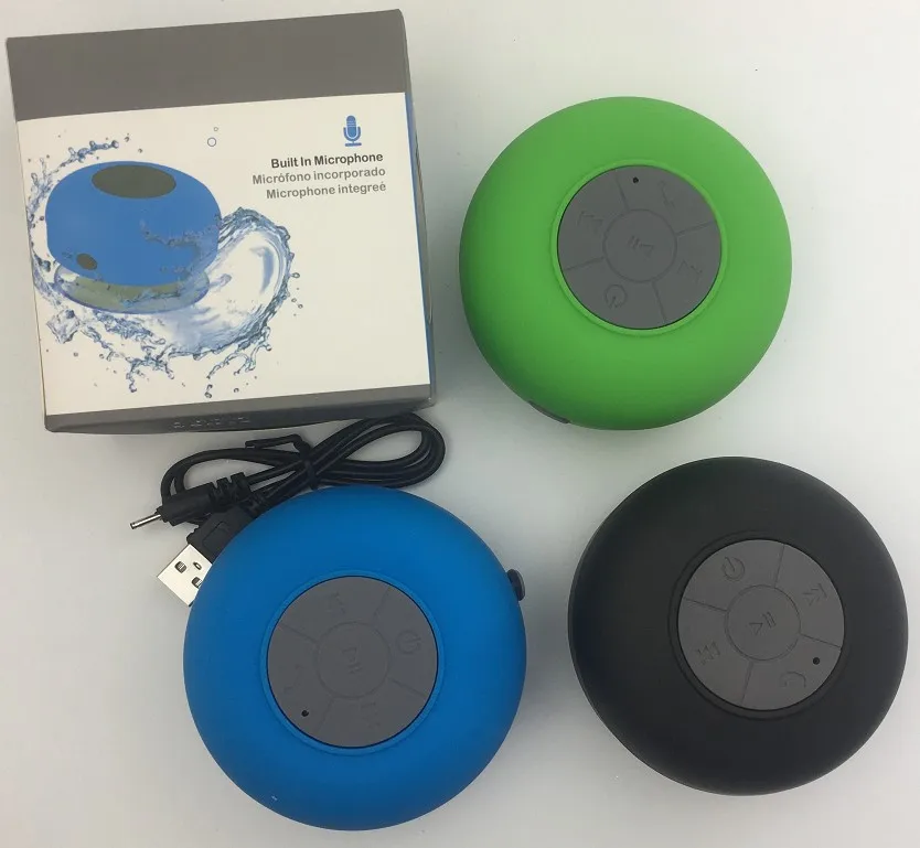 Newest IPX5 Waterproof Sucker Shower Bluetooth Speaker Portable Mobile Phone Wireless Mini Speaker for Bathroom - ANKUX.COM