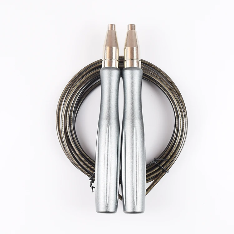 

New Design Freestyle Self Lock Cross Rope Skipping Jump Rope (personal) Unisex 3 M Fitness Center Fitness Aluminum 100 Pieces, Grey