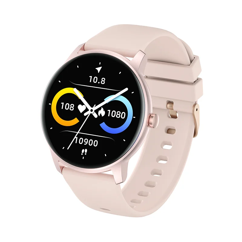 

1.28inch round screen men KW77 smart watch with heart rate blood oxygen sleep monitoring smartwatch